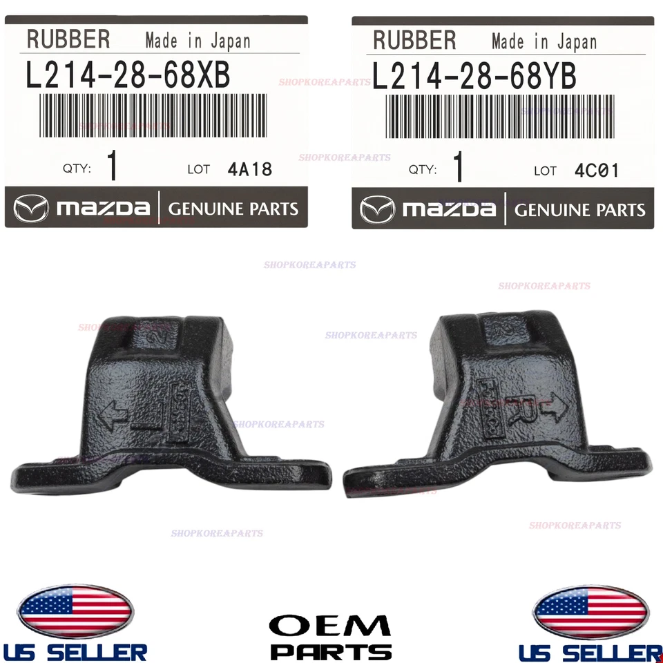 Juego de montaje de soporte diferencial genuino OEM izquierda y derecha Mazda CX-9 2007-2015 Foto 2 de 4