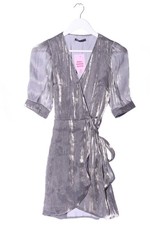 ZARA Abito avvolgente Donna Abito Taglia IT 38 lilla stile casual