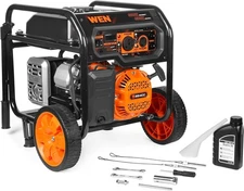 WEN 5600/4500 -Watt Single fuel Portable Generator Electric Start, 224cc