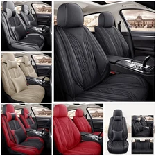 Leather Seat Cover Set for 2005-2026 Toyota Corolla 5 Seats Front Rear Protector