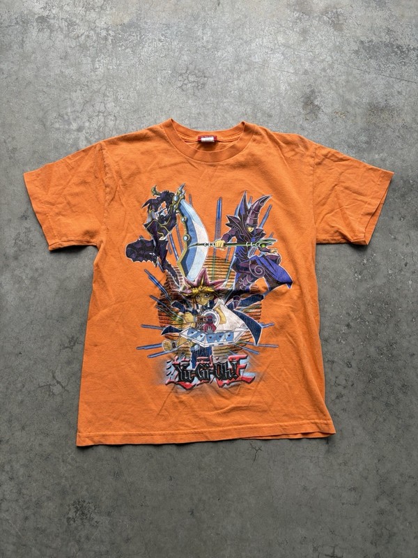 Vintage 90s Yu-Gi-Oh! 1996 Shirt Youth Medium Anime Cartoon