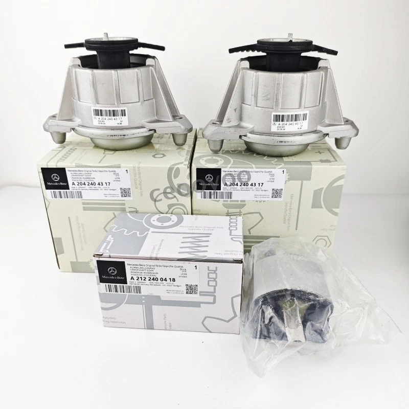 3X Engine Motor Mount Kit For Mercedes-Benz W204 C180 С207 W212 A2042404317 2.5L - Изображение 2 из 4