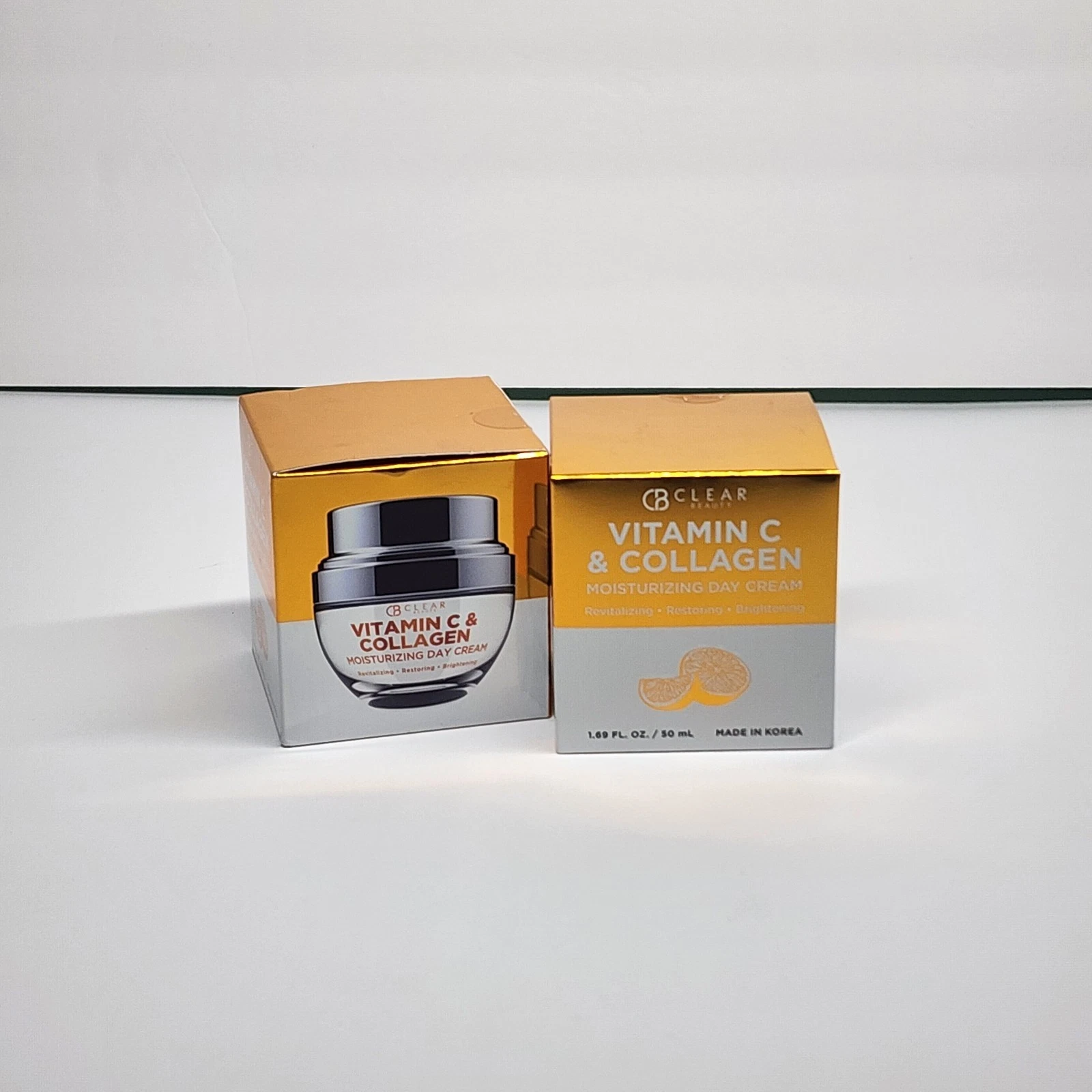 2 Vitamin C & Collagen Moisturizing Day Cream 1.69 oz. New In Box