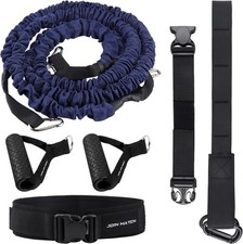 80Lbs Resistance Bungee Cord Speed Training Set Dual Resistance Cord 8-22'