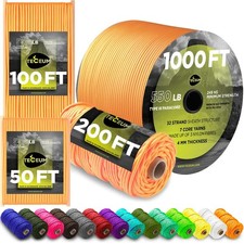 TECEUM Paracord Type III 550 Apricot – 30 m – 4mm – Tactical Rope MIL-SPEC – ...