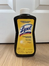 Lysol Concentrate Disinfectant Original Scent 12 fl oz Makes 9 Gallons New Brown