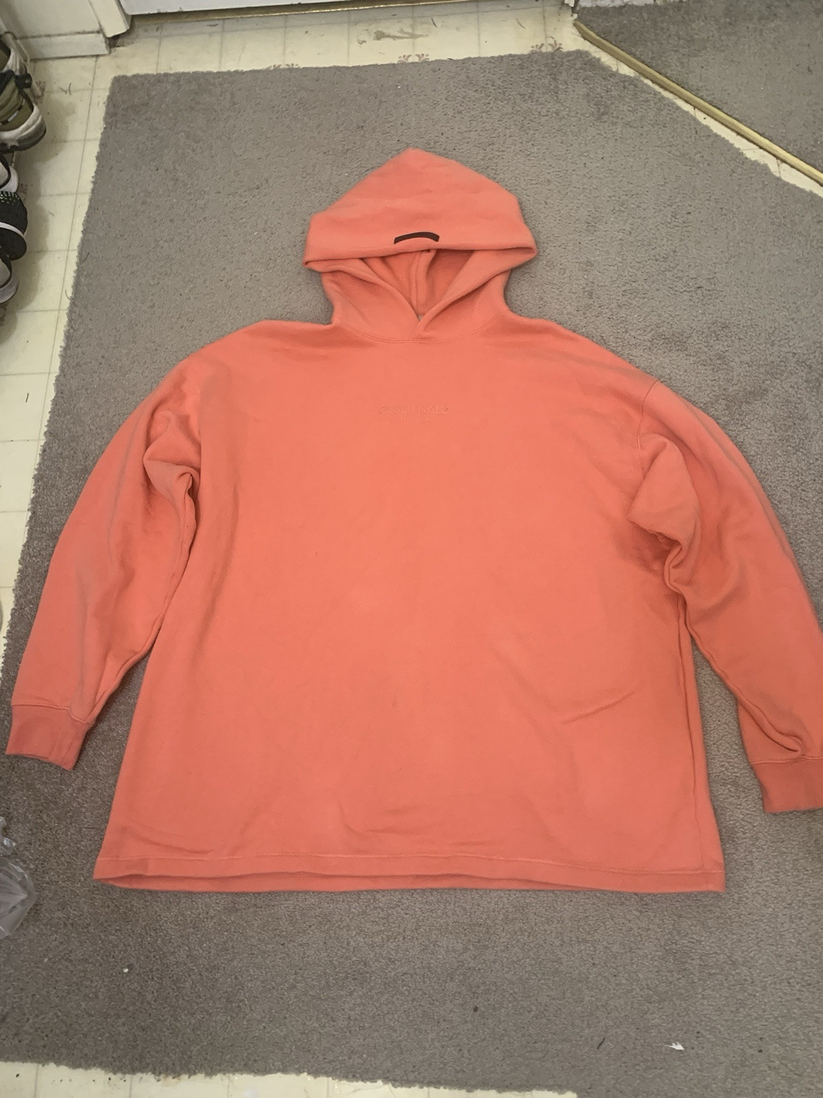 Fear of God Essentials Coral Hoodie Relaxed Fit XL
