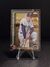 2025 Topps Gilded Collection TED WILLIAMS /5 Electroblack Gold Red Sox