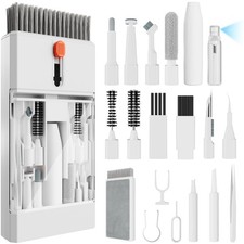 Laptop Cleaning Kit Keyboard Cleaner Brush, 22-in-1 Multi-Function White