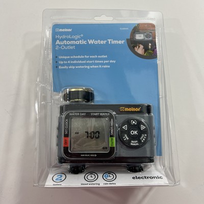 Melnor HydroLogic Digital Electronic Automatic Water Timer 2-Outlet - 5116644