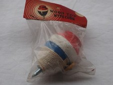 Trottola in legno con cordoncino, anni 50 - 60 circa, made in Japan, nuova