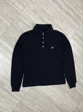 Vivienne Westwood Polo Long Sleeve T shirt Size M Black Men s