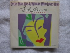 JOHN LENNON "Every Man Has A Woman Who Loves Him" 45 RPM w/PS (1984) UNPLAYED