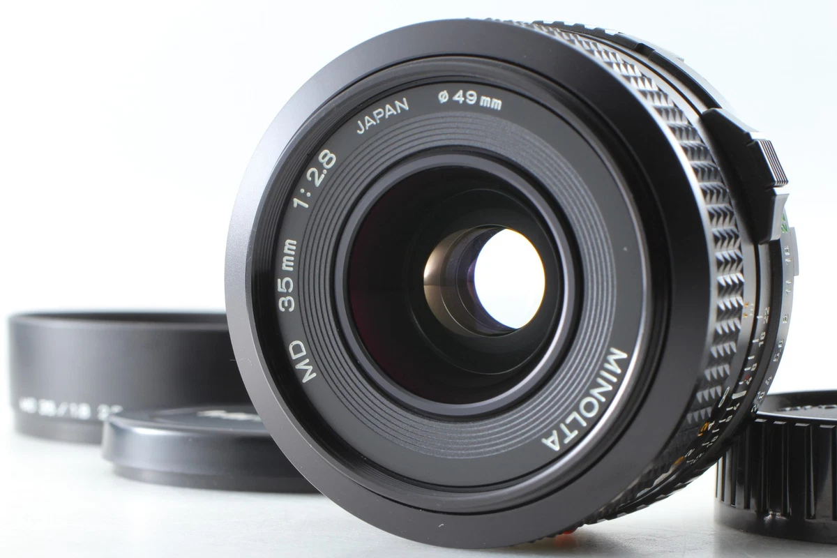 MINOLTA new MD 35mm f/2.8 レンズ Minolta MD f/2.8 Camera Lenses 35mm Focal for sale | eBay
