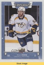 2017-18 Upper Deck Compendium Blue Matt Irwin #449 READ fm0