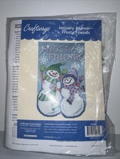 Craftways January Banner Frosty Friends Plastic Canvas Kit 270530