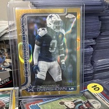 2023 Topps Chrome DeMarvion Overshown Gold Refractor #78 /50 Dallas Cowboys NFL