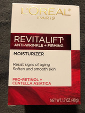 New Loreal Revitalift Anti-Wrinkle Firming Moisturizer Pro-Retinol 1.7oz Firm