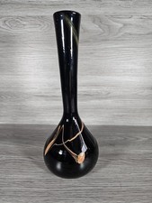 Vintage Glass Soliflore Vase Bob Le Bleis Verrerie De Maure Vieil Height 9.75"