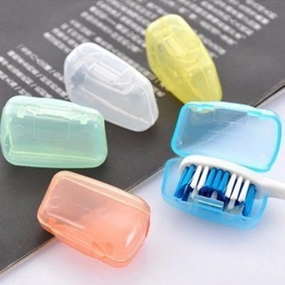 5Pcs Toothbrush Head Case Head Protective Cover Toothbrush Portable Random Color