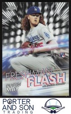 Dustin May RC Freshman Flash 2020 Topps Chrome #FF-4 Dodgers Baseball Card