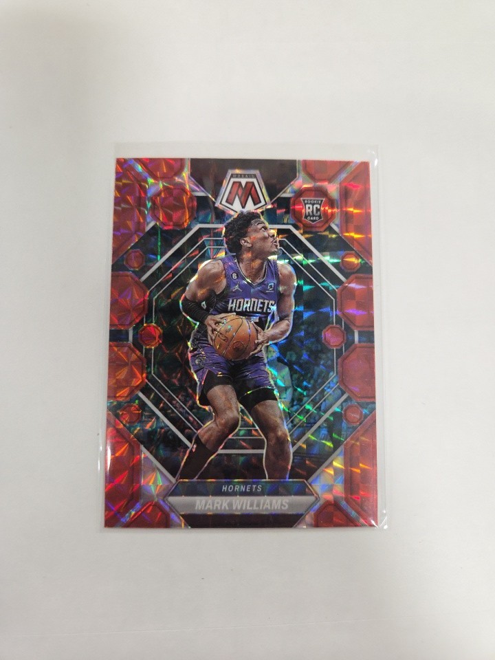 Mark Williams 2022-23 Panini Mosaic Red Mosaic Prizms RC #230 Hornets 🔥 🔥 🔥 