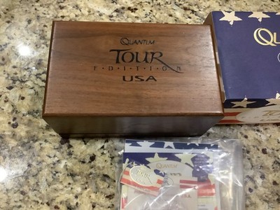 Quantum baitcasting fishing reel. Tour edition USA wooden box | eBay