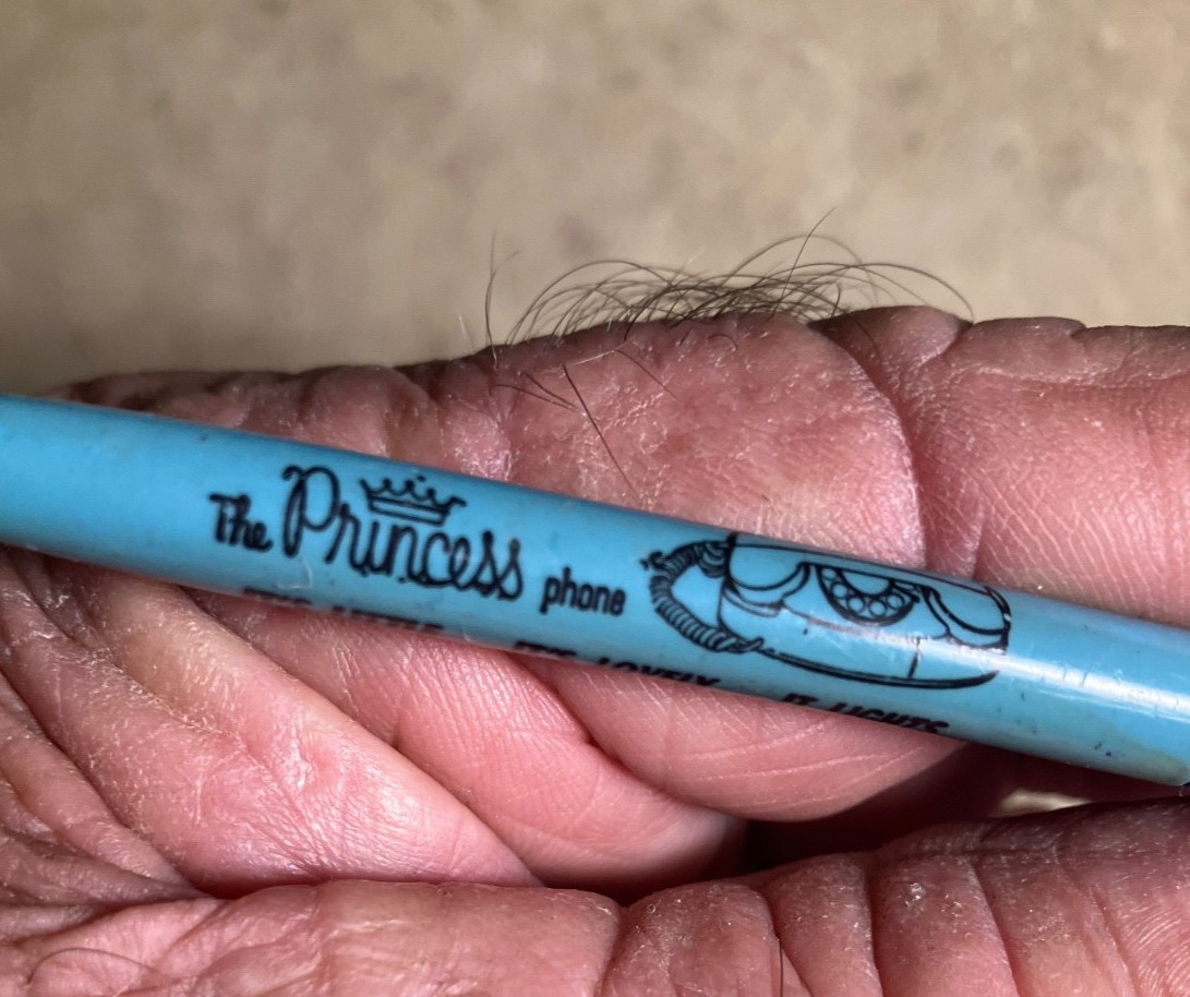 Vintage Advertising mechanical pencil-The Princess Phone-Little/lovely/lights