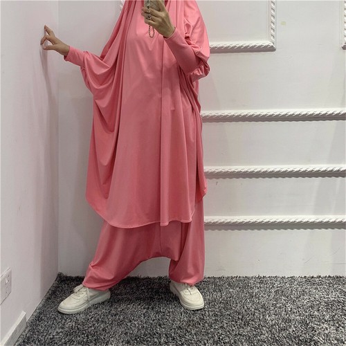 Ramadán Mujeres Khimar Vestido de Oración Kaftán Niqab Vestido Árabe Disfraces Islámicos - Imagen 115 de 315
