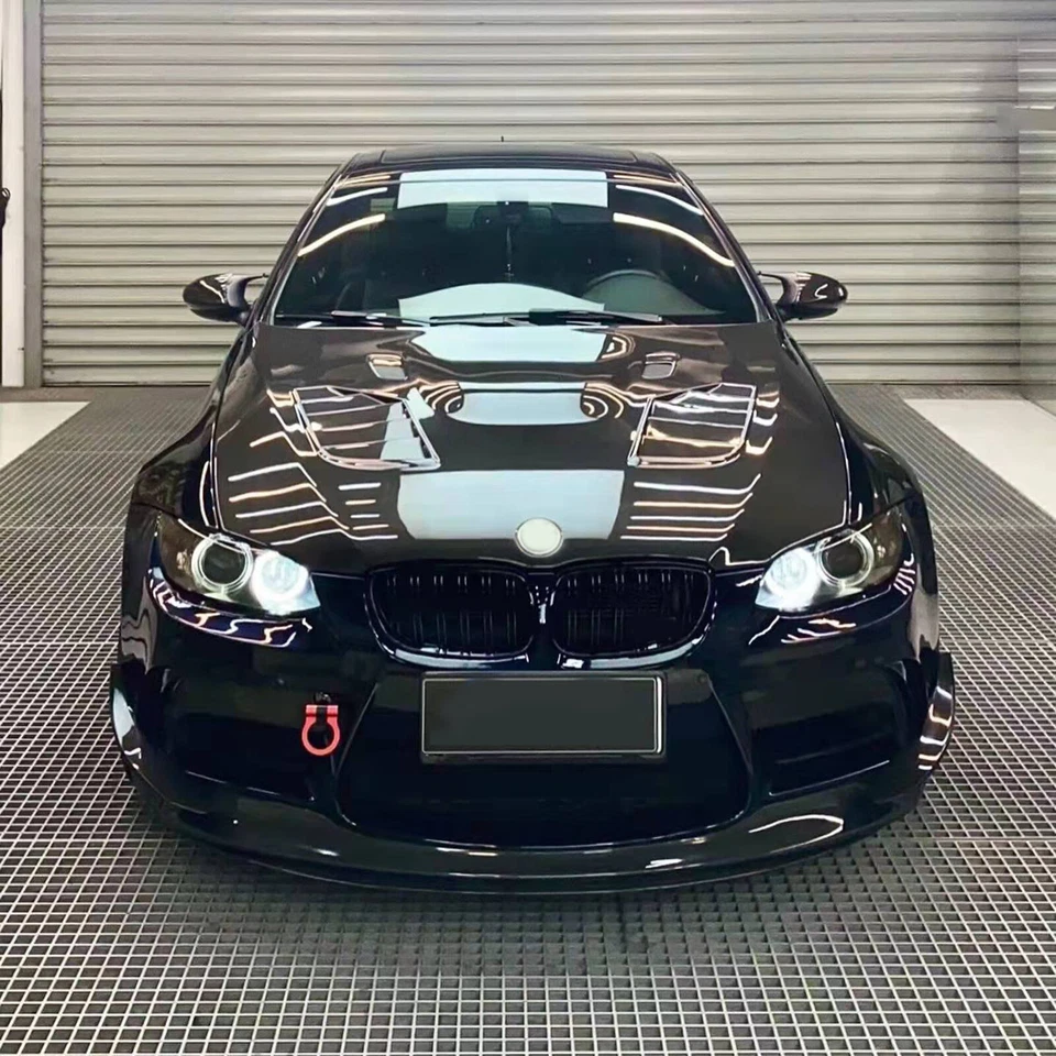 Carbon Fiber Front Bumper Canard Diffusor Splitter Flossen Für BMW E90 E92 M3 - Bild 2 von 4