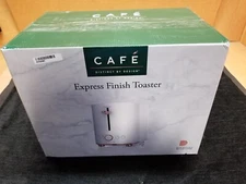 Matte White Café Express Finish 2-Slice Toaster | Extra-Wide Slots, 2-Slice