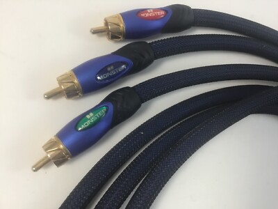 Monster THX Certified Componet Audio Video 4 FT Cable Gold Tips | eBay