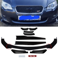 Coupe Sedan Car Front Bumper Lip Spoiler Splitter Body Kit For Subaru Polyureth