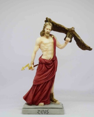 Maska 5-745S Zeus 21 cm Alabaster Sonderfarbe Serie Götter