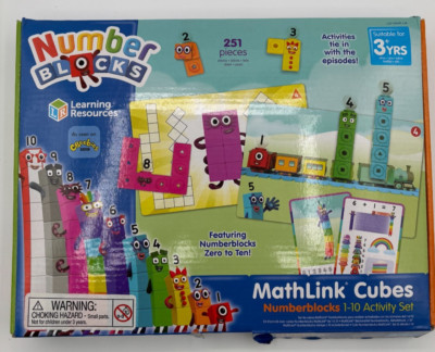 MathLink Cubes CBeebies BBC Learning Resources Blocks
