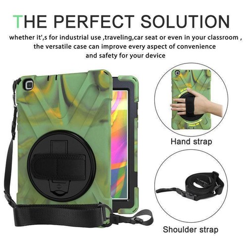 For Samsung Galaxy Tab A 8.0 10.1 10.5 S6 S7 Case Heavy Duty Armor Stand Cover - Picture 42 of 81