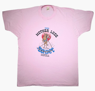 Vintage Mother Lode Roundup Sonora Music Festival 1988 T-shirt Size XL