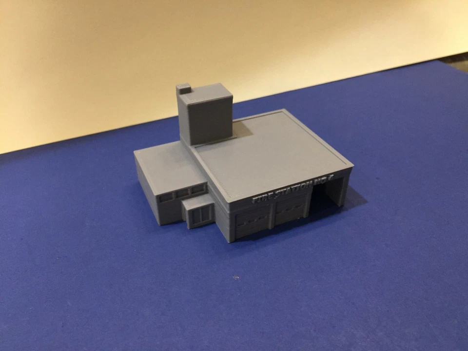 " Fire Station House " Urban City Building - Z Scale 1:220 No Assembly Required! - Image 4 of 4