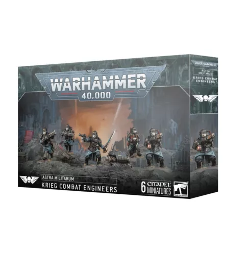 Warhammer 40k Astra Militarum Death Korps of Krieg Combat Engineers NEW in BOX