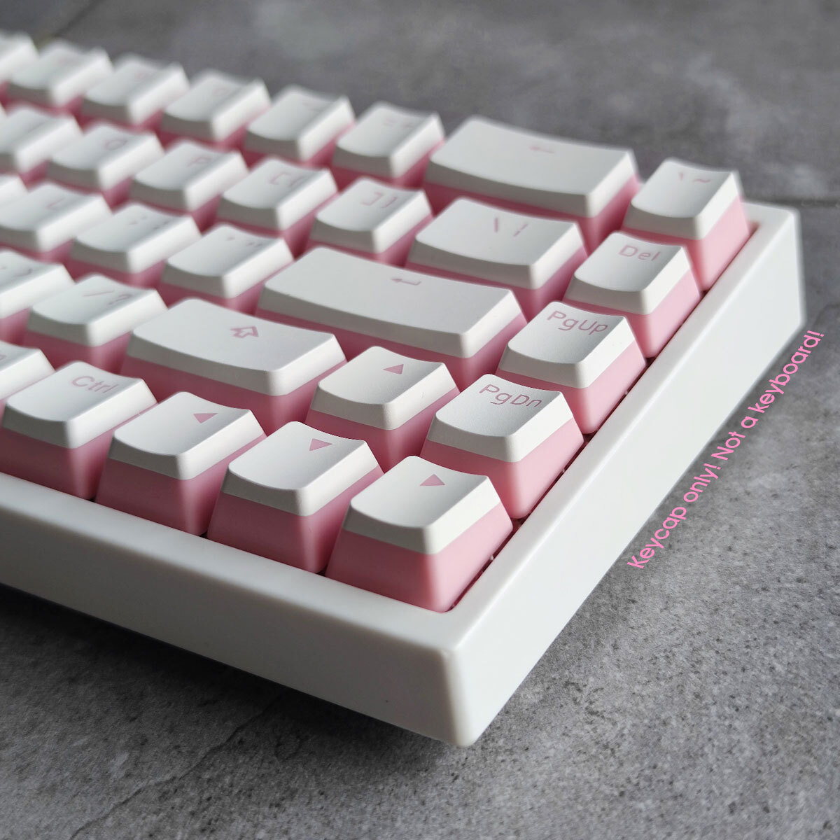 Set di 114 tasti in giada bianca, in PBT Doubleshot Cherry Profile Keycap Set adatto per 60% 65% 75% tastiera meccanica Cherry Mx Gateron Switch