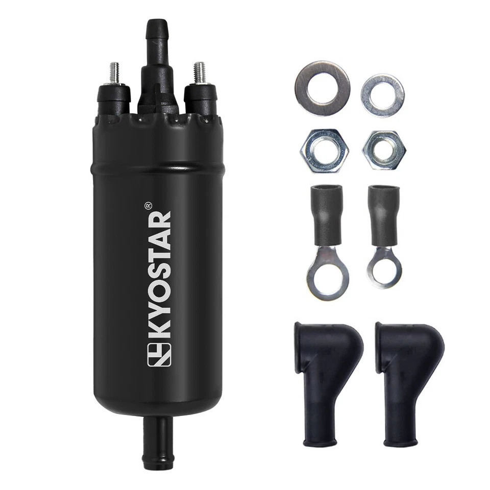 Inline High Pressure Fuel Pump Installation Kit Universal 12V Replace 0580464070 - image 2 of 4