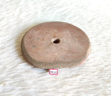 1920s Vintage Handcrafted Stone Mini Cart Wheel Stoneware Old Collectible STO365