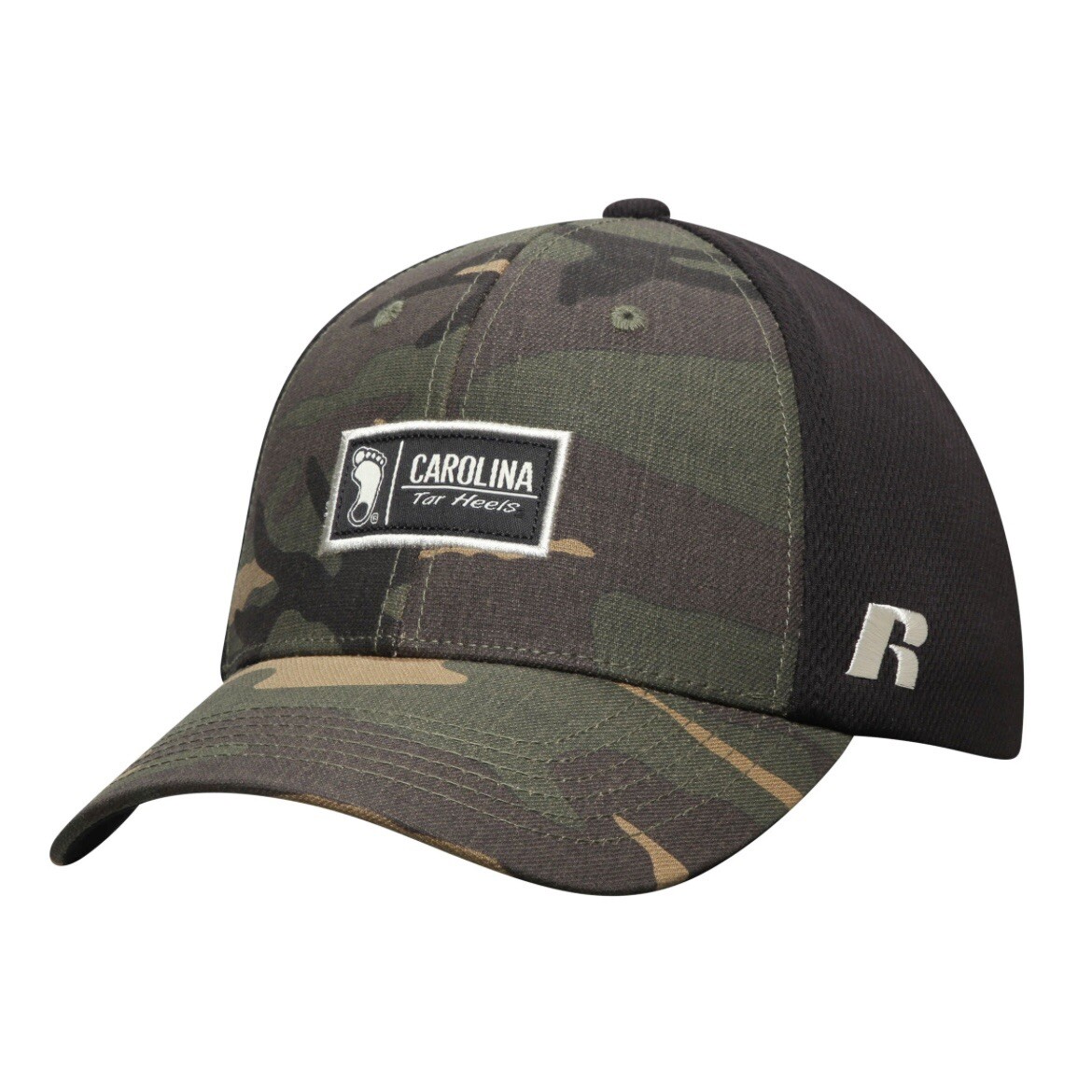 NCAA North Carolina Tar Heels UNC Hat Cap Camo Black Snapback Adjustable NEW