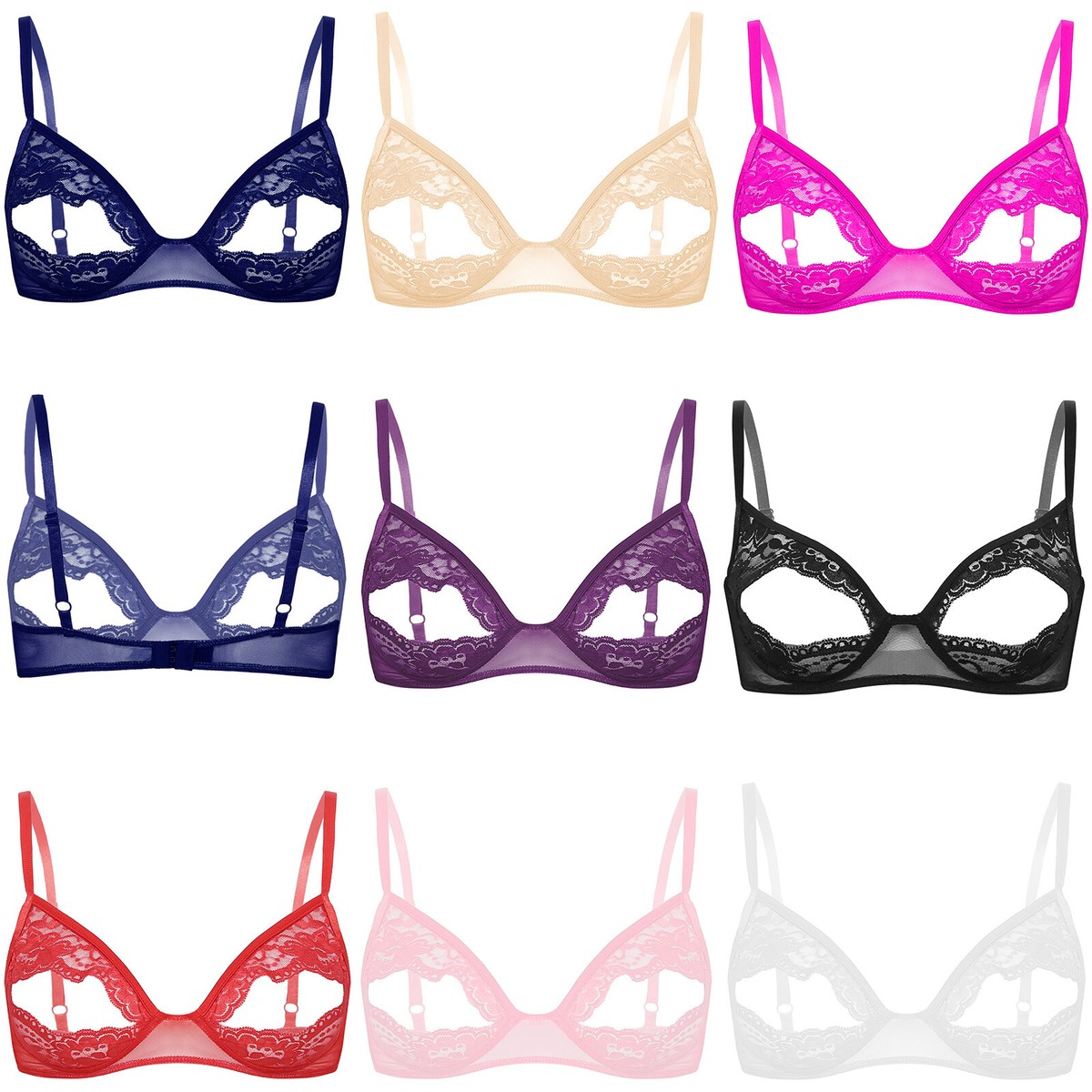 Sexy Women's Crop Top Sports Bra Ultra Thin Mesh Yoga Workout Fitness Tank  Tops