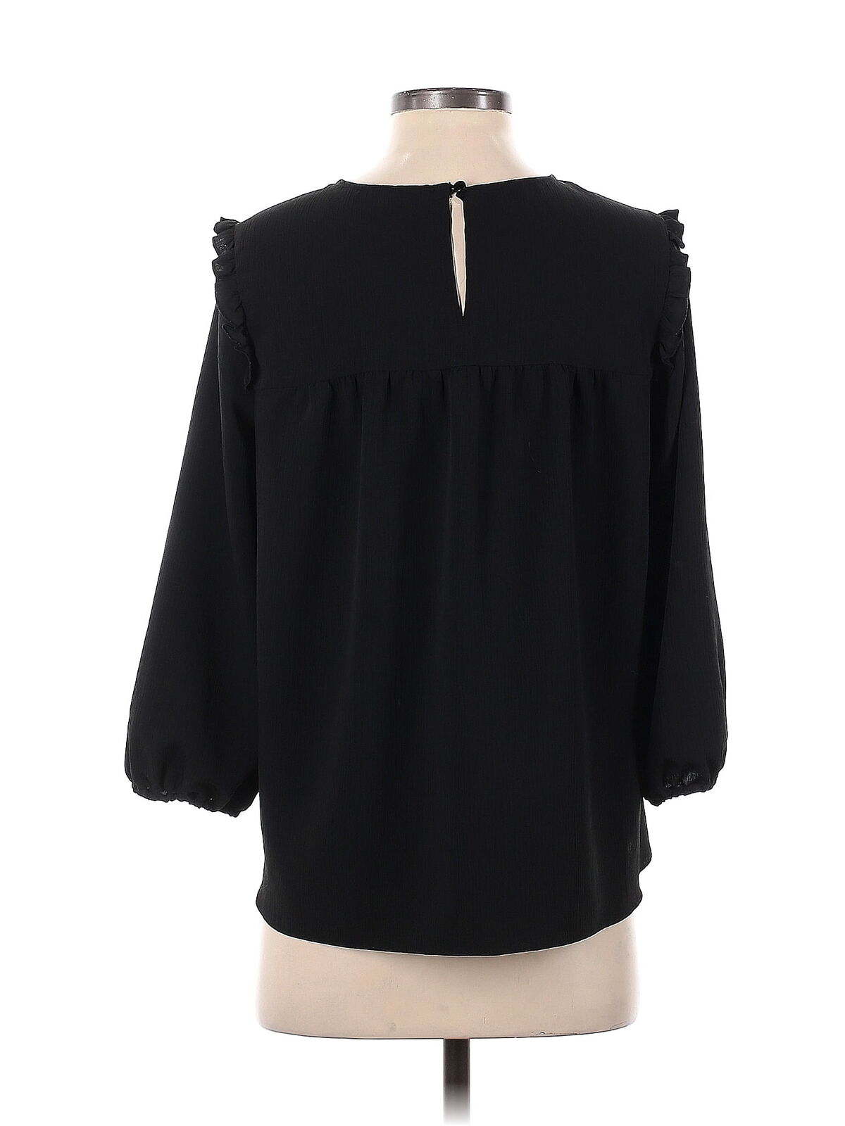Juicy Couture Women Black Long Sleeve Blouse S - image 2