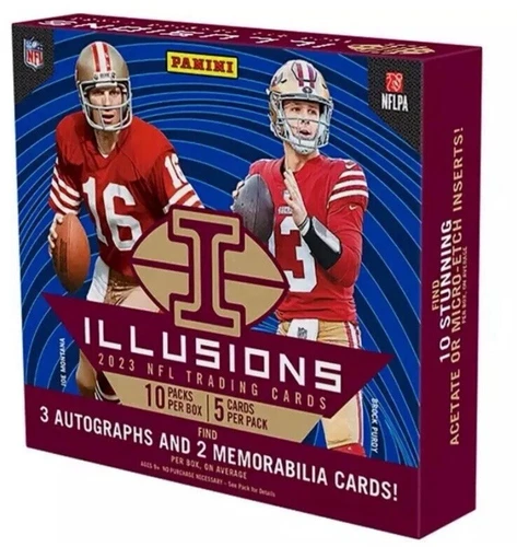 2023 Panini Illusions Football Factory Sealed Hobby Box FREE 🚢