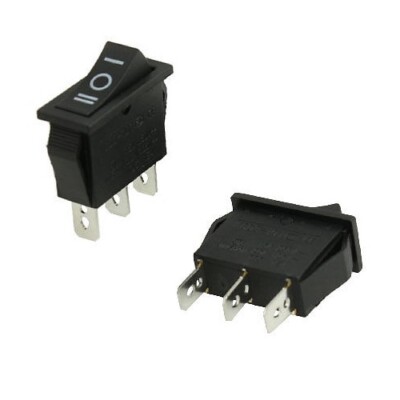 2x Square Rocker Car/Machine Switch SPDT 3-Position AC 15A 250V / 20A 125V Small