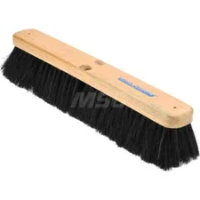 PRO SOURCE 18" Wide Horsehair/Tampico Bristle Push Broom Head, Handle Not Incl