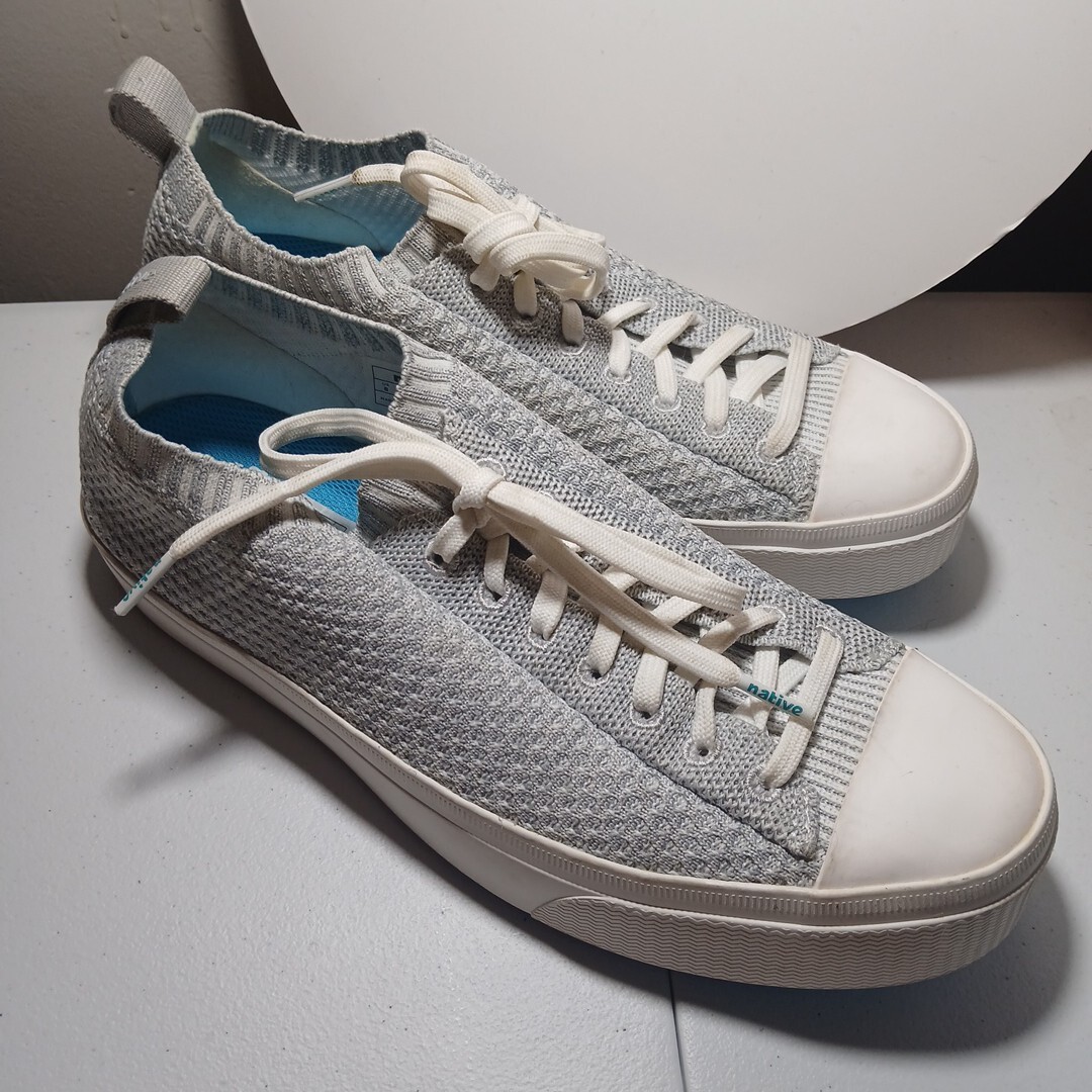 Native Jefferson 2.0 Liteknit Sneakers Unisex Mist Melange  display picture 2