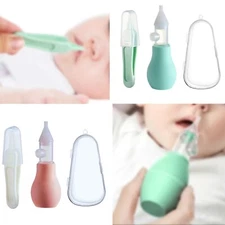 Baby Infant Toddler Nasal Aspirator Bulb Mucus Sucker Suction Nose Cleaner
